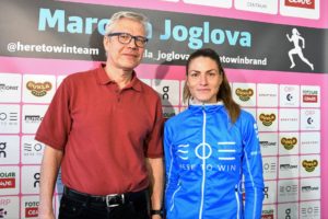 Trenér Pavel Červinka a Marcela Joglová